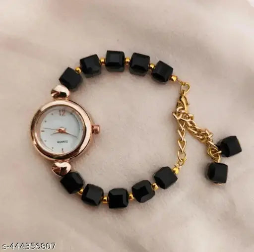 New Design Crystal Beads Korean Watch – Ethnic Elegance Meets Everyday Style