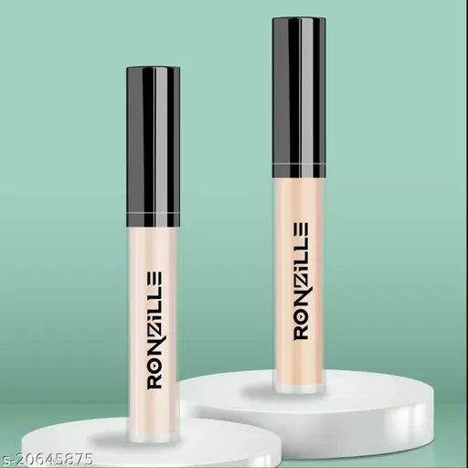 Ronzille High Definition Liquid Concealer – Pack of 2 (Sand Sable &amp; Medium Beige) | 9g Each