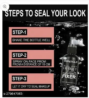 RONZILLE Makeup Fixer (60ml) with Natural Aloe Vera &amp; Vitamin E + Primer Tube (80ml)