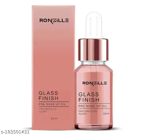 Ronzille Glass Glow Pre-Makeup Oil Primer – Enriched with Vitamin E (10ml)