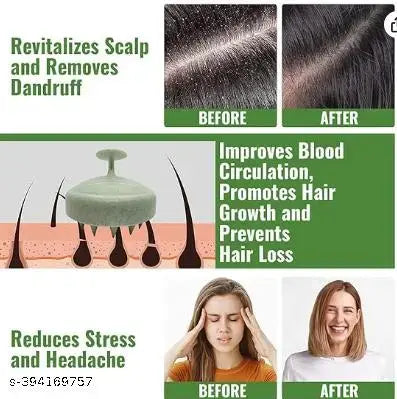 Scalp Massager (Marble Green)