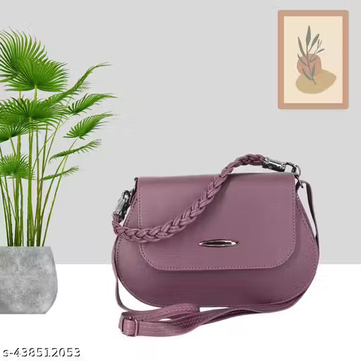 Stylish PU Leather Sling Bag for Women