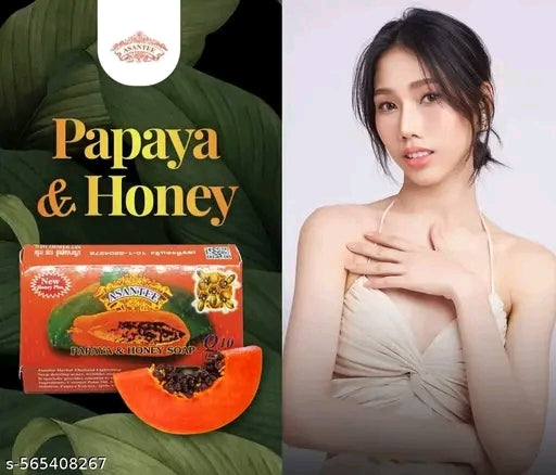 Asantee Papaya & Honey skin whitening Facial soap pack of 1