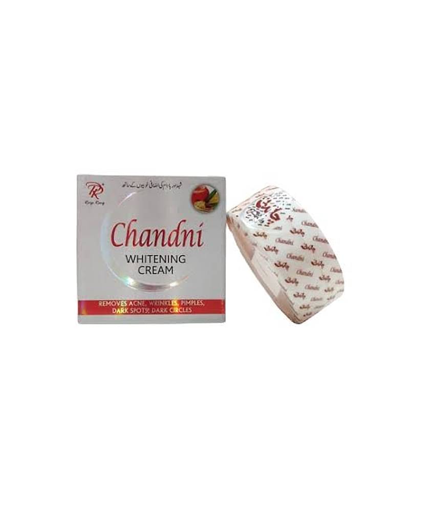 Chandni Whitening Beauty Cream Best Skin Lightener With Optimal Skin Penetrating Base. ( Removes Acne, Wrinkles, Pimples, Dark Spots, Dark Circles.)