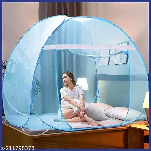 Mosquito Net for King Size Double Bed – Full Blue