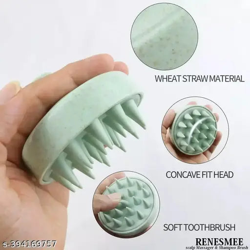 Scalp Massager (Marble Green)