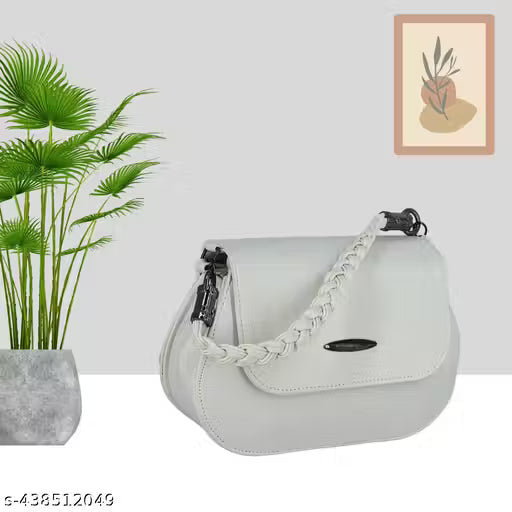 Stylish PU Leather Sling Bag for Women